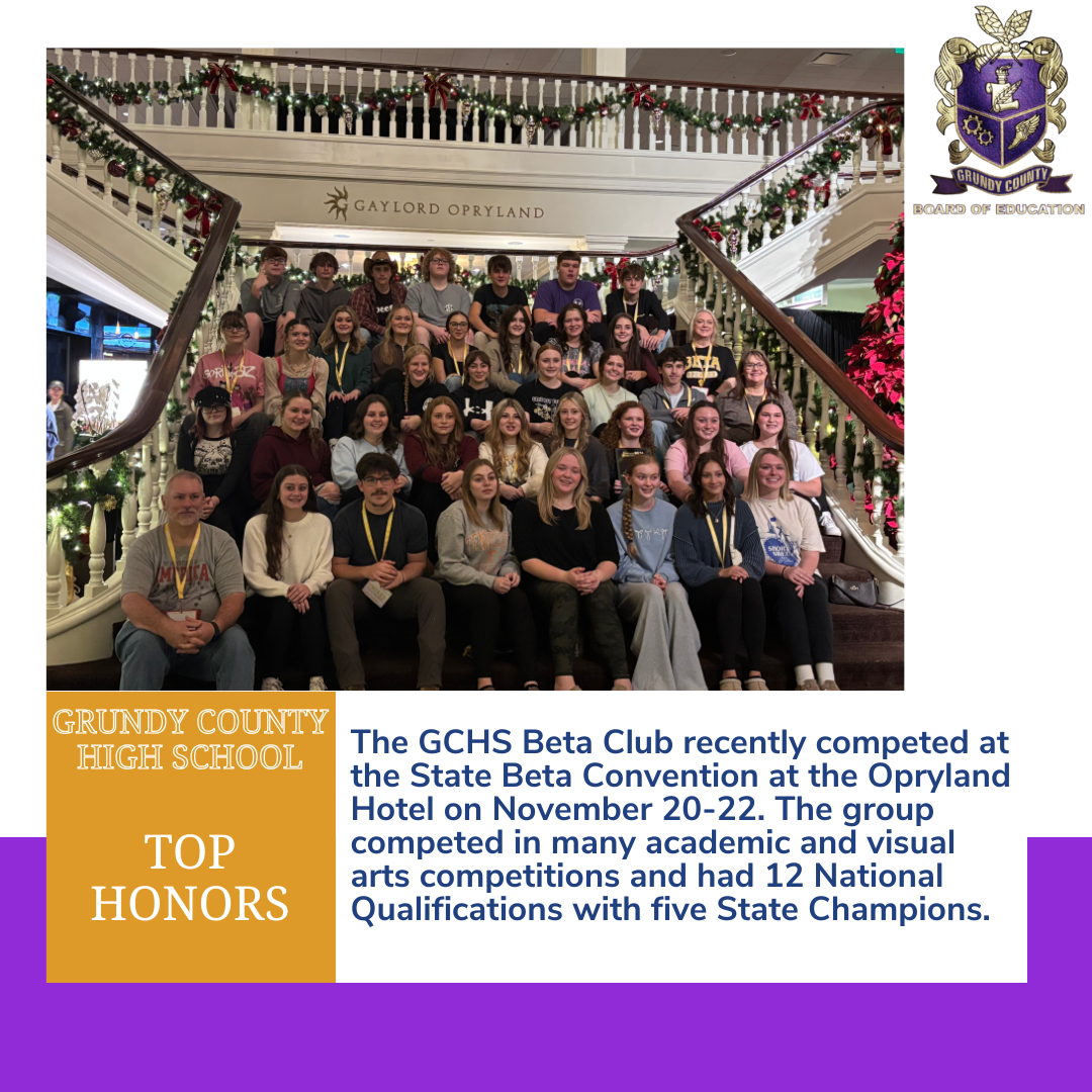 2025 Beta Club Award